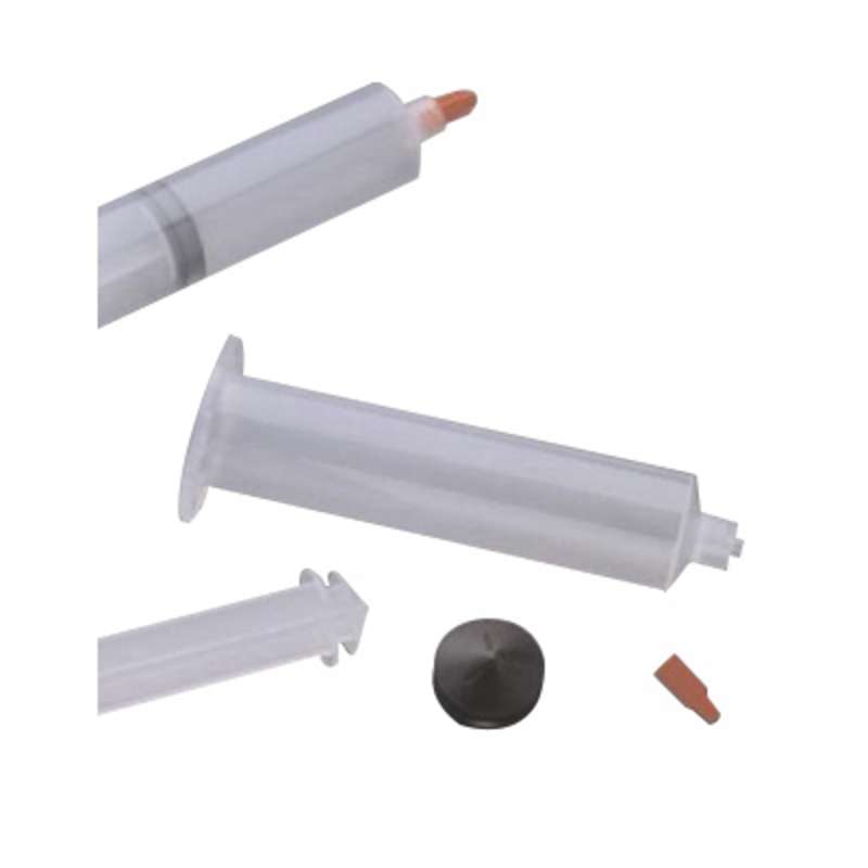 Fishman® A436101 Polypropylene Luer Lock Plunger and Piston Assembly, Inert Neoprene, 30 cc Barrel